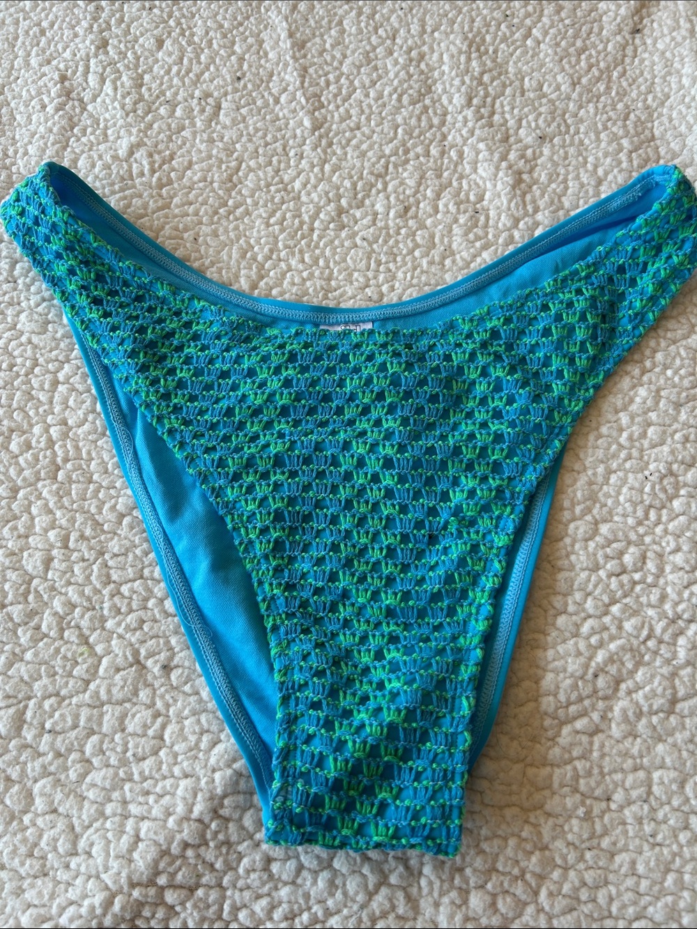 wild fable Turquoise and Green Crochet Bikini Bottom